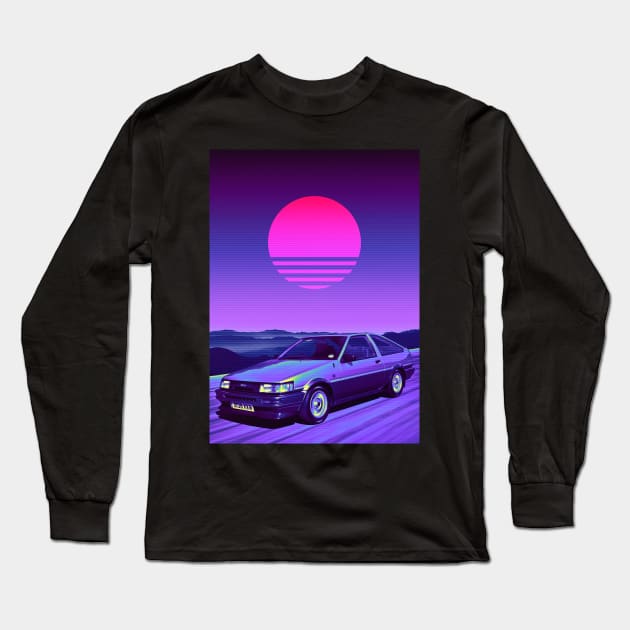 Initial D Long Sleeve T-Shirt by mrcatguys